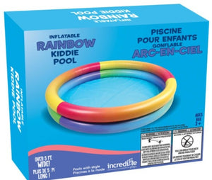 Inflatable Kiddie Pool - Rainbow - Treasure Island Toys