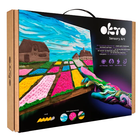 OKTO Sensory Art 3D Painting Dutch Flower Garden