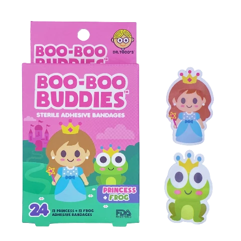 Boo-Boo Buddies Bandages Princess & Frog - Treasure Island Toys