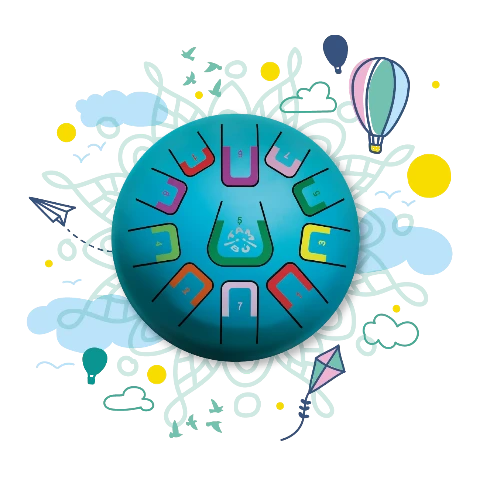 Tambú 11 Tones Calm Sky - Treasure Island Toys