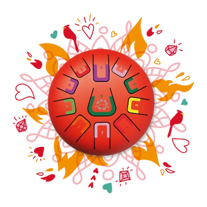 Tambú 11 Tones Scarlet Sunset - Treasure Island Toys