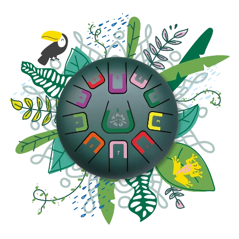 Tambú 11 Tones Wild Jungle - Treasure Island Toys