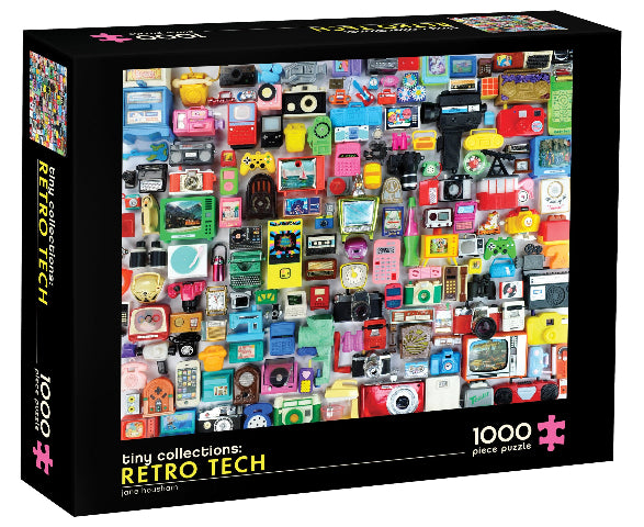 Tiny Collections Retro Tech, 1000 Piece Puzzle