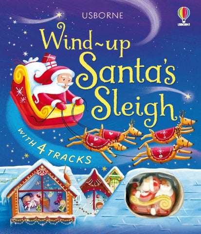 Usborne Wind-Up Santa's Sleigh - Treasure Island Toys