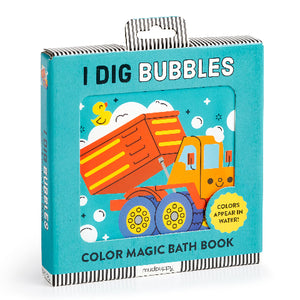 Galison Mudpuppy Color Magic Bath Book I Dig Bubbles!