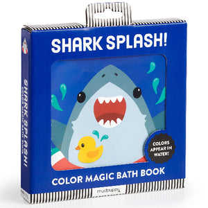 Galison Mudpuppy Color Magic Bath Book Shark Splash!