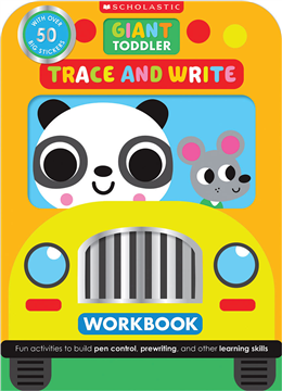 Scholastic Early Learners Giant Toddler: Trace & Write Workbook