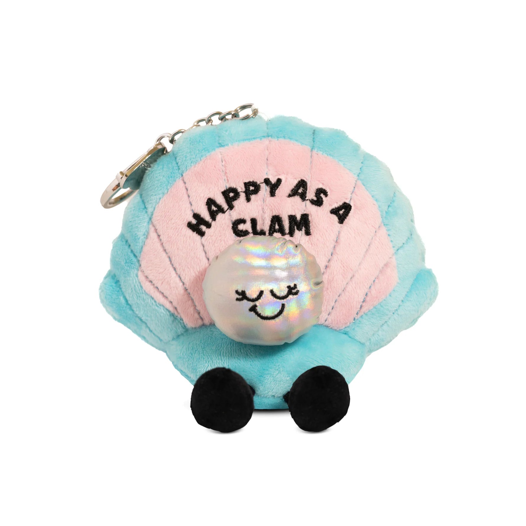 Punchkins Bag Clip Clam "Happy as a Clam" - Treasure Island Toys