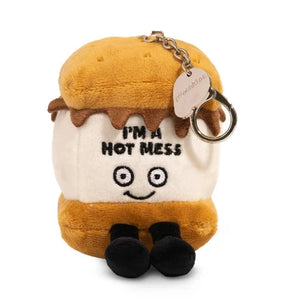 Punchkins Bag Clip S'more "I'm a Hot Mess"