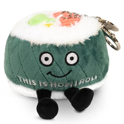 Punchkins Bag Clip Sushi "This is How I Roll" - Treasure Island Toys