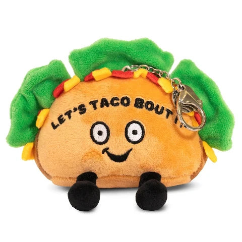 Punchkins Bag Clip Taco " Let's Taco Bout It"