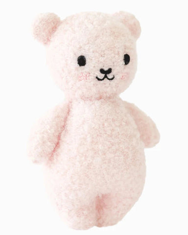 Cuddle + Kind Baby Bouclé Bear, Strawberry - Treasure Island Toys