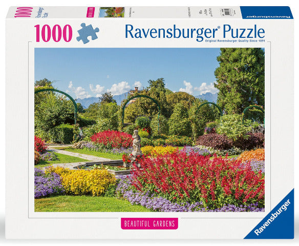 Ravensburger Puzzle 1000 Piece, Beautiful Gardens: Park of Villa Pallavicino, Italy - Treasure Island Toys
