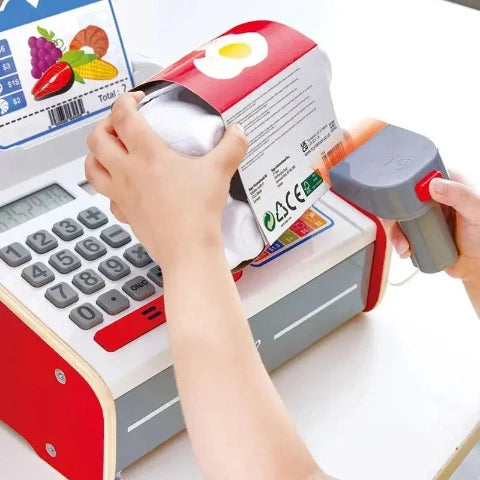 Hape Pretend Beep 'n' Buy Cash Register - Treasure Island Toys