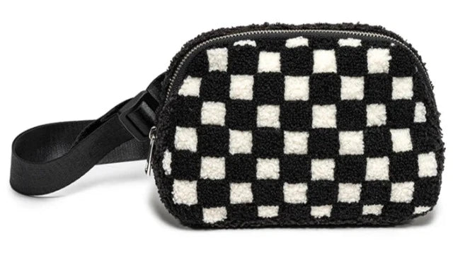 Living Royal Belt Bag Black Checker