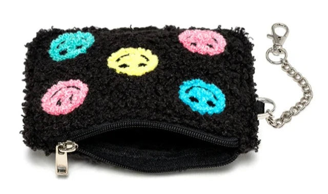 Living Royal Keychain Pouch Black Smile