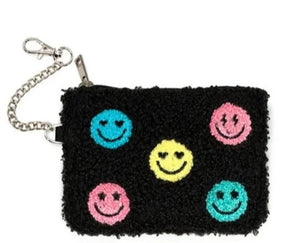 Living Royal Keychain Pouch Black Smile