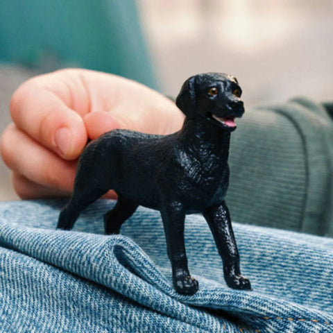 Schleich Dog Black Labrador Retriever Female - Treasure Island Toys
