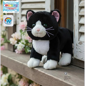 Webkinz Black & White Cat - Treasure Island Toys