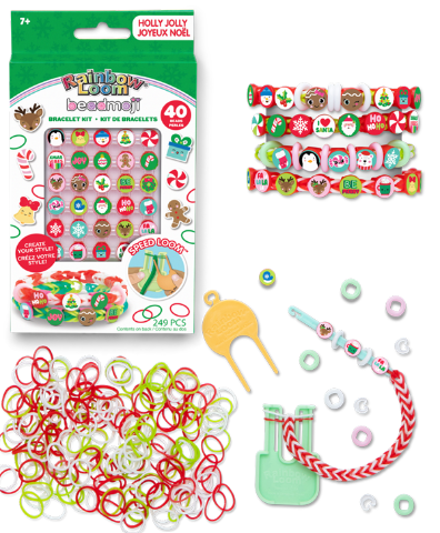 Rainbow Loom Beadmoji Holly Jolly - Treasure Island Toys