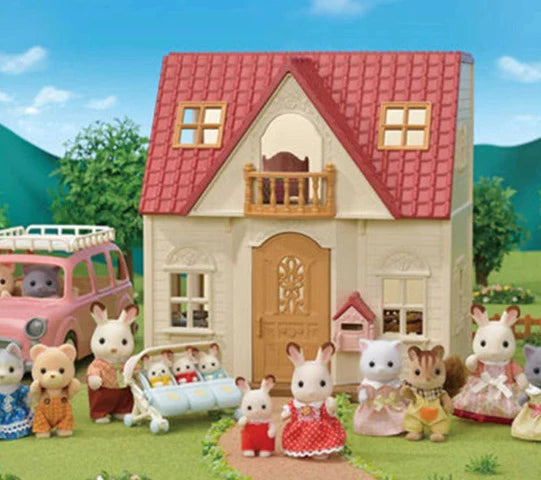 Calico Critters House - Red Roof Cozy Cottage Starter - Treasure Island Toys