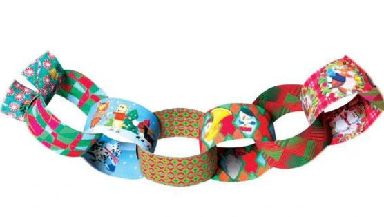 eeBoo Holiday Paper Chains - Treasure Island Toys