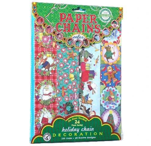 eeBoo Holiday Paper Chains - Treasure Island Toys