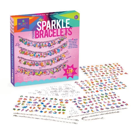 Craft-tastic DIY Sparkle Charm Bracelets - Treasure Island Toys