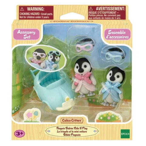 Calico Critters Twins - Penguins Ride N' Play - Treasure Island Toys