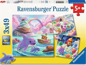 Ravensburger Puzzle 3 x 49 Piece, Candy Coastline