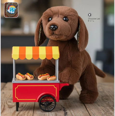 Webkinz Chocolate Lab - Treasure Island Toys