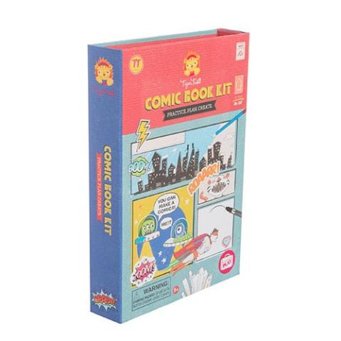 Tiger Tribe Art Comic Book Kit - Treasure Island Toys
