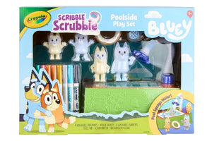 Crayola Scribble Scrubbie Pets Bluey Poolside Playset - Treasure Island Toys