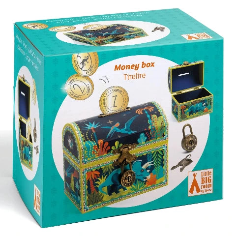Djeco Money Box - Dinosaur - Treasure Island Toys