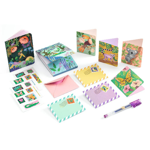Djeco Lovely Paper - Stationery Case Marie - Treasure Island Toys