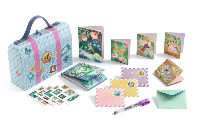 Djeco Lovely Paper - Stationery Case Marie - Treasure Island Toys