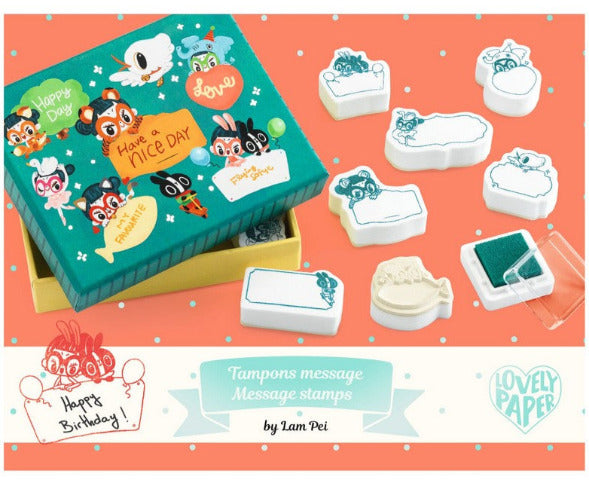 Djeco Art Kit - Stamp Set Lam - Treasure Island Toys