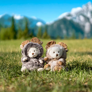 Bukowski Bears Ziggy Moose, Gray - Treasure Island Toys