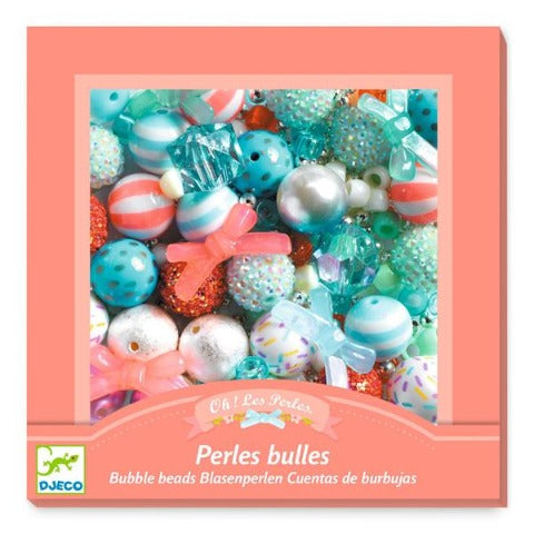 Djeco Art Kit Beads - Bubble Beads, Silver - Treasure Island Toys