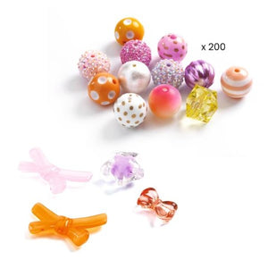 Djeco Art Kit Beads - Bubble Beads, Gold - Treasure Island Toys