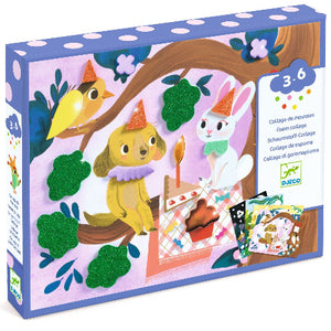 Djeco Art Kit - Foam Collage Sparkling Parties