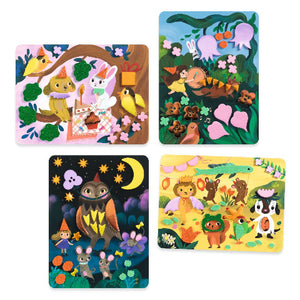 Djeco Art Kit - Foam Collage Sparkling Parties
