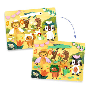 Djeco Art Kit - Foam Collage Sparkling Parties