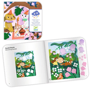 Djeco Art Kit - Foam Collage Sparkling Parties