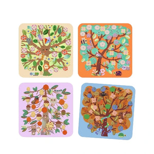 Djeco Art Kit - Felt Pictures Through the Seasons - Treasure Island Toys