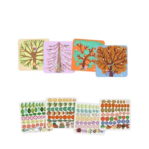 Djeco Art Kit - Felt Pictures Through the Seasons - Treasure Island Toys