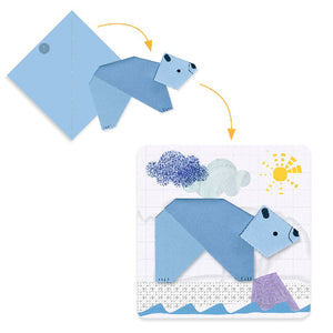Djeco Art Kit - First Paper Folding, 1 2 3... Fold!