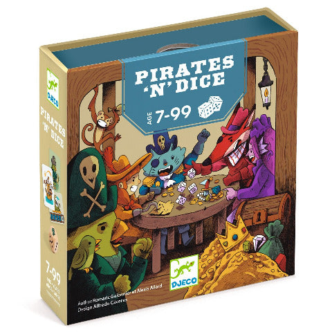 Djeco Game - Dice Game Pirates 'n' Dice - Treasure Island Toys
