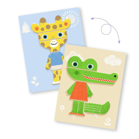 Djeco Pretend - Inzebox Magnetic Mix Animals - Treasure Island Toys