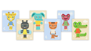 Djeco Pretend - Inzebox Magnetic Mix Animals - Treasure Island Toys